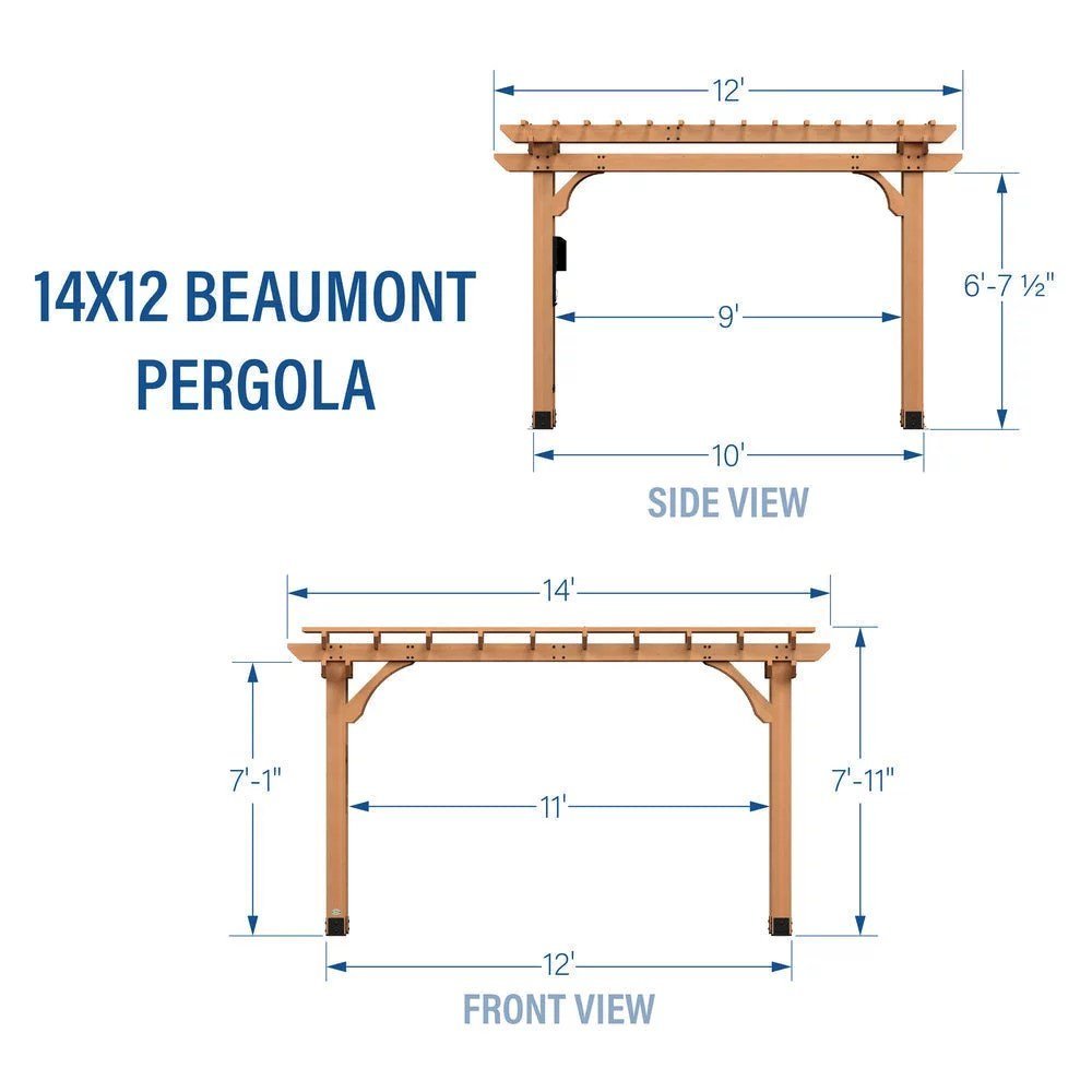 14X12 BEAUMONT PERGOLA