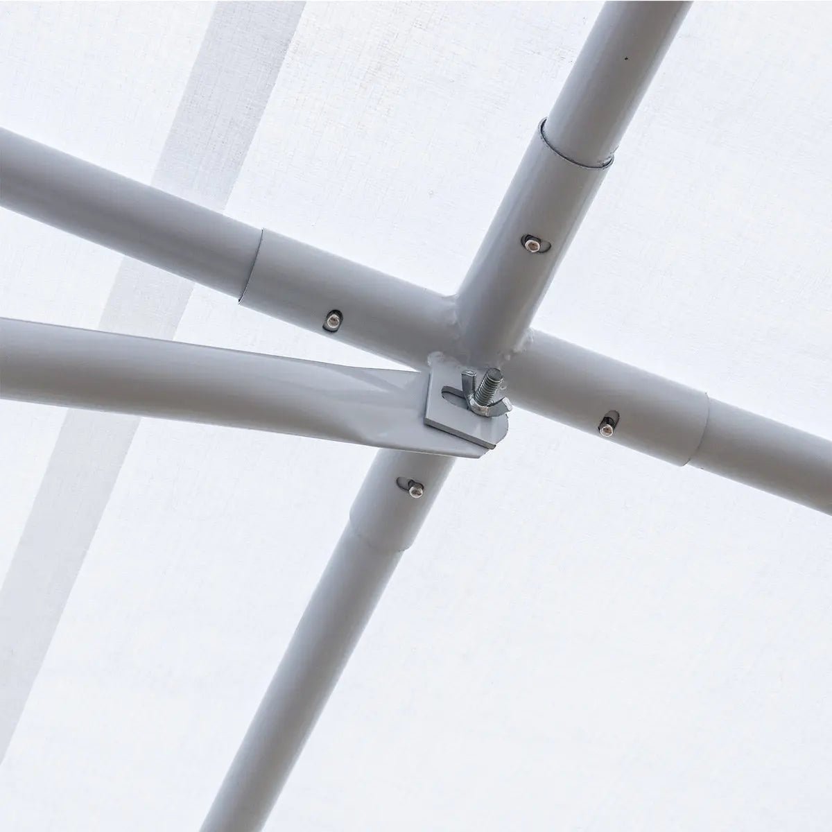 20′ x 20′ Heavy Duty Outdoor Party Tent with Removable Sidewalls and Roll-Up Doors, PE tarpaulin fabric, 6’6″ Overhead, 10’ Peak Ceiling, TMG-PT2020F