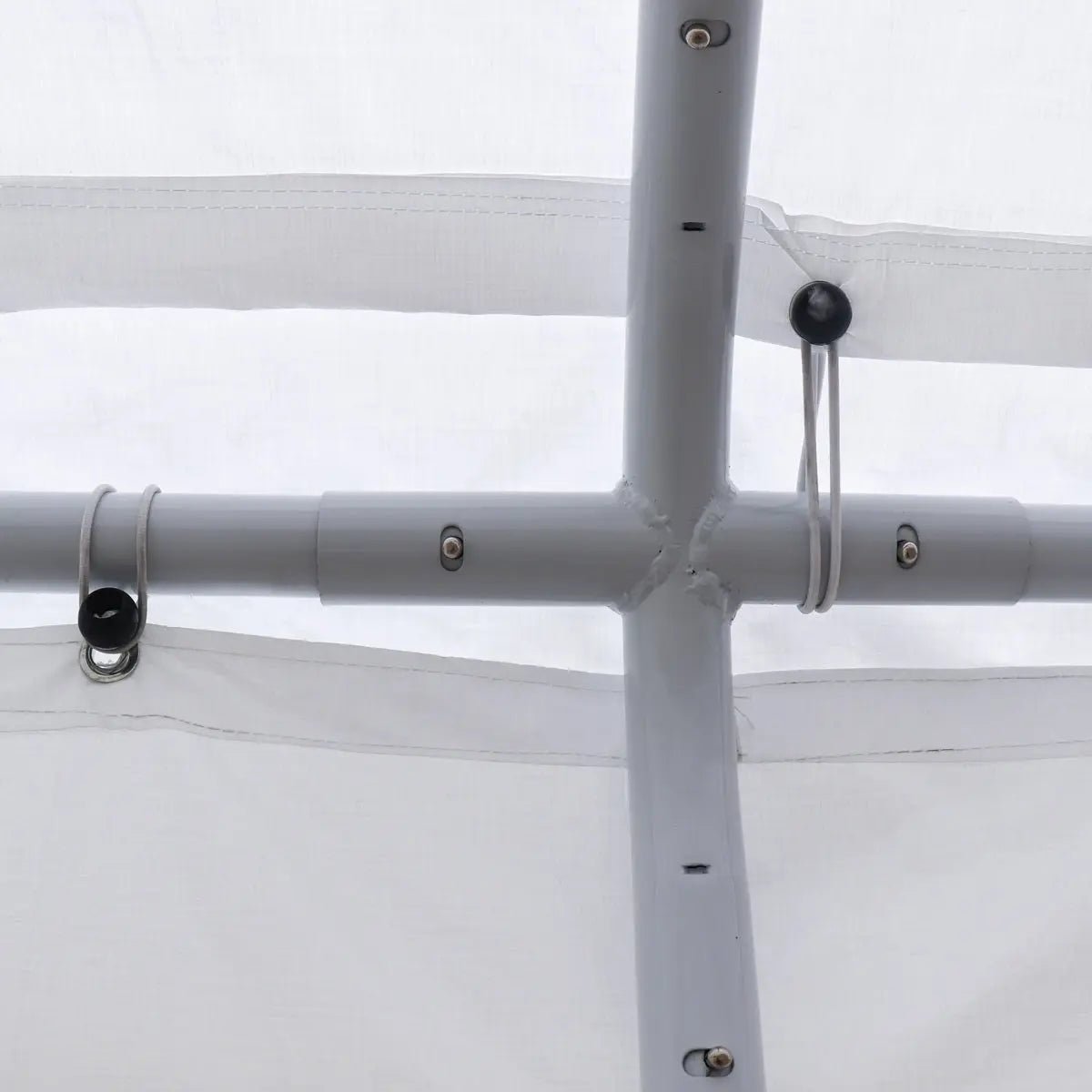 20′ x 20′ Heavy Duty Outdoor Party Tent with Removable Sidewalls and Roll-Up Doors, PE tarpaulin fabric, 6’6″ Overhead, 10’ Peak Ceiling, TMG-PT2020F