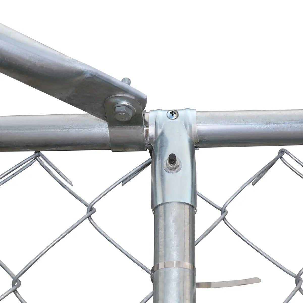 20’ x 20’ Outdoor Dog Kennel Playpen, Outdoor Dog Runner, Pet Exercise House, Lockable Gate, 6’ Chain-Link Fence, TMG-DCP2020