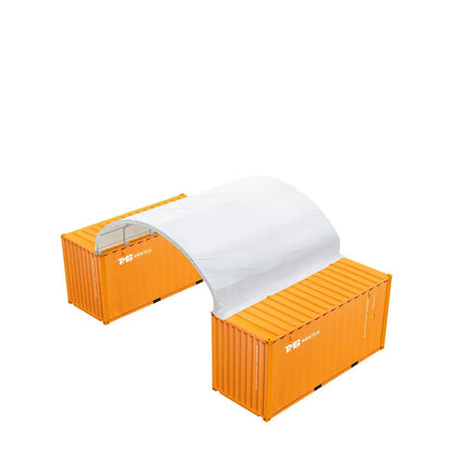 20′ x 20′ PE Fabric Container Shelter, Fire Retardant, Water Resistant, UV Protected, TMG-ST2021CE(Previously ST2020C)