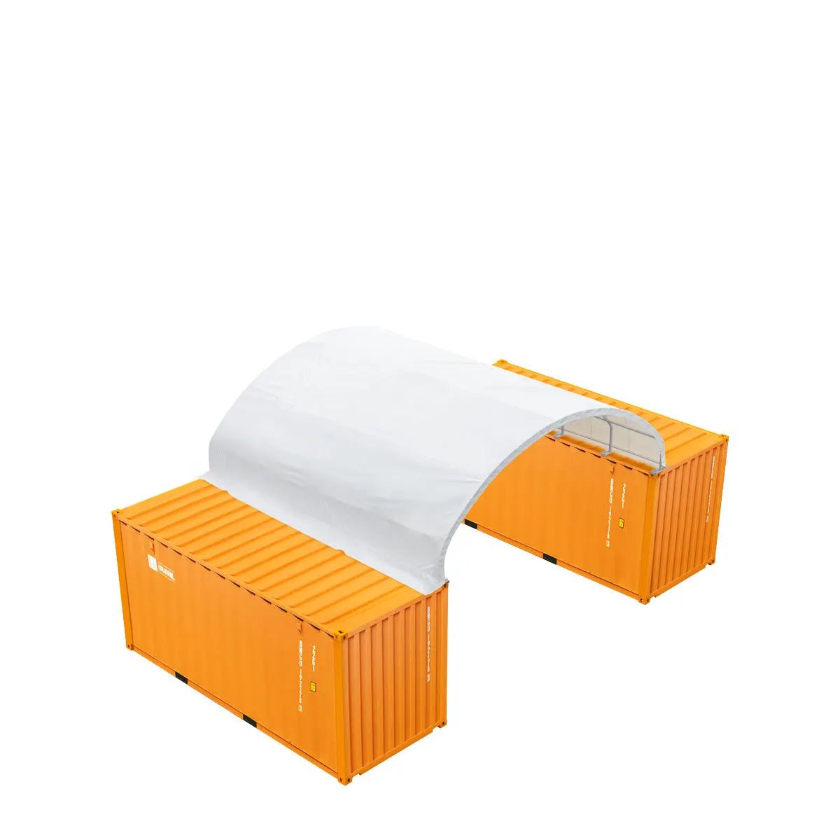 20′ x 20′ PE Fabric Container Shelter, Fire Retardant, Water Resistant, UV Protected, TMG-ST2021CE(Previously ST2020C)