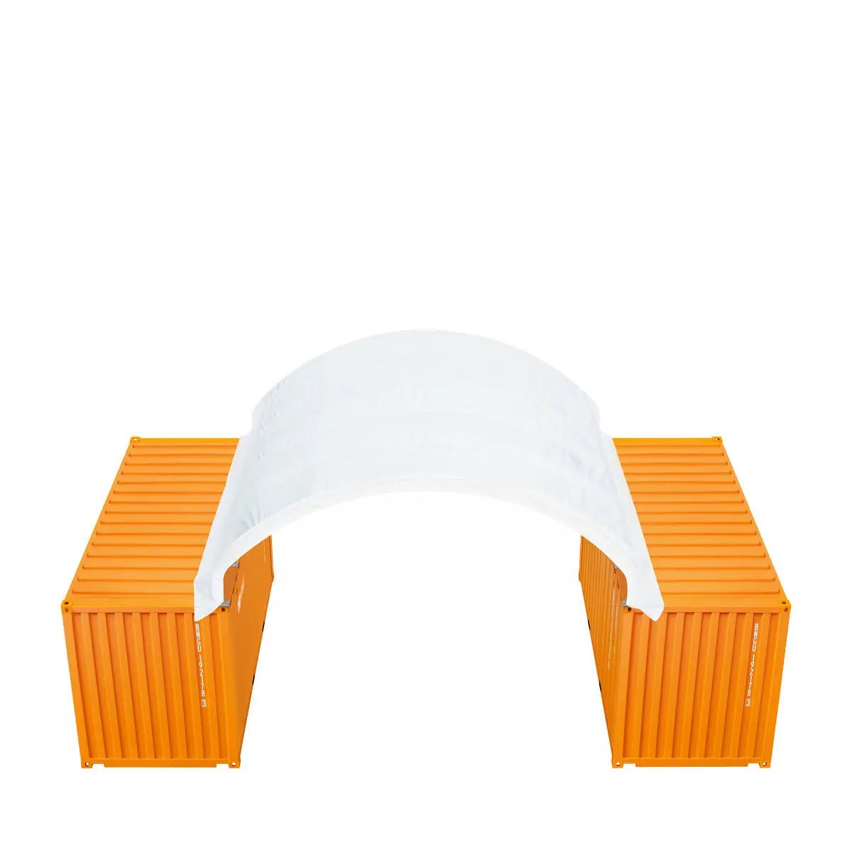 20′ x 20′ PE Fabric Container Shelter, Fire Retardant, Water Resistant, UV Protected, TMG-ST2021CE(Previously ST2020C)