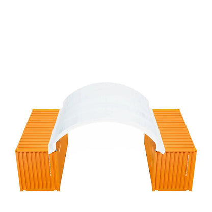20′ x 20′ PE Fabric Container Shelter, Fire Retardant, Water Resistant, UV Protected, TMG-ST2021CE(Previously ST2020C)