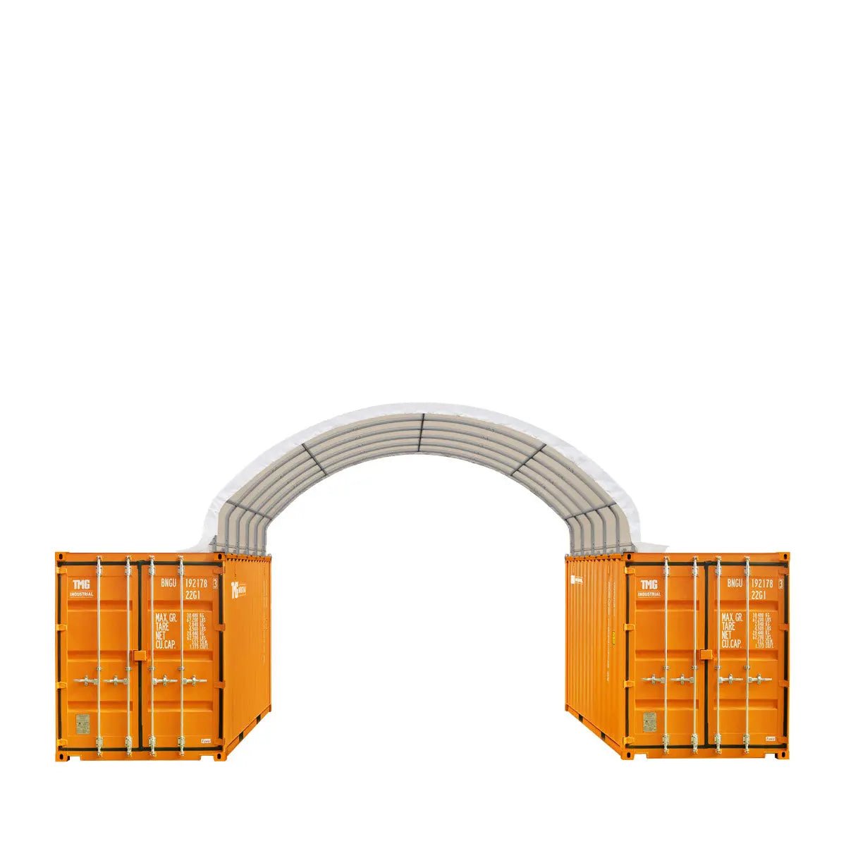 20′ x 20′ PE Fabric Container Shelter, Fire Retardant, Water Resistant, UV Protected, TMG-ST2021CE(Previously ST2020C)