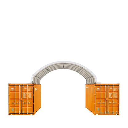 20′ x 20′ PE Fabric Container Shelter, Fire Retardant, Water Resistant, UV Protected, TMG-ST2021CE(Previously ST2020C)
