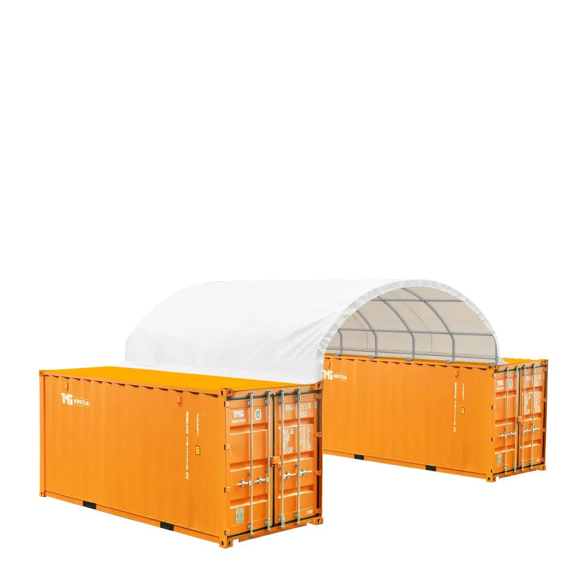 20′ x 20′ PE Fabric Container Shelter, Fire Retardant, Water Resistant, UV Protected, TMG-ST2021CE(Previously ST2020C)