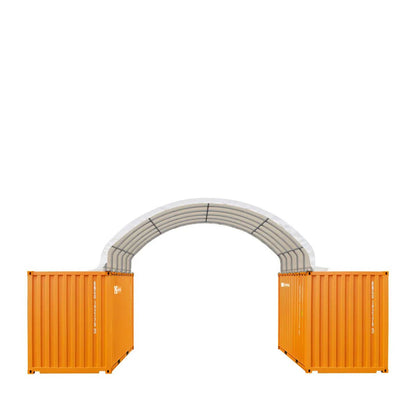 20′ x 20′ PE Fabric Container Shelter, Fire Retardant, Water Resistant, UV Protected, TMG-ST2021CE(Previously ST2020C)