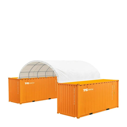 20′ x 20′ PE Fabric Container Shelter, Fire Retardant, Water Resistant, UV Protected, TMG-ST2021CE(Previously ST2020C)