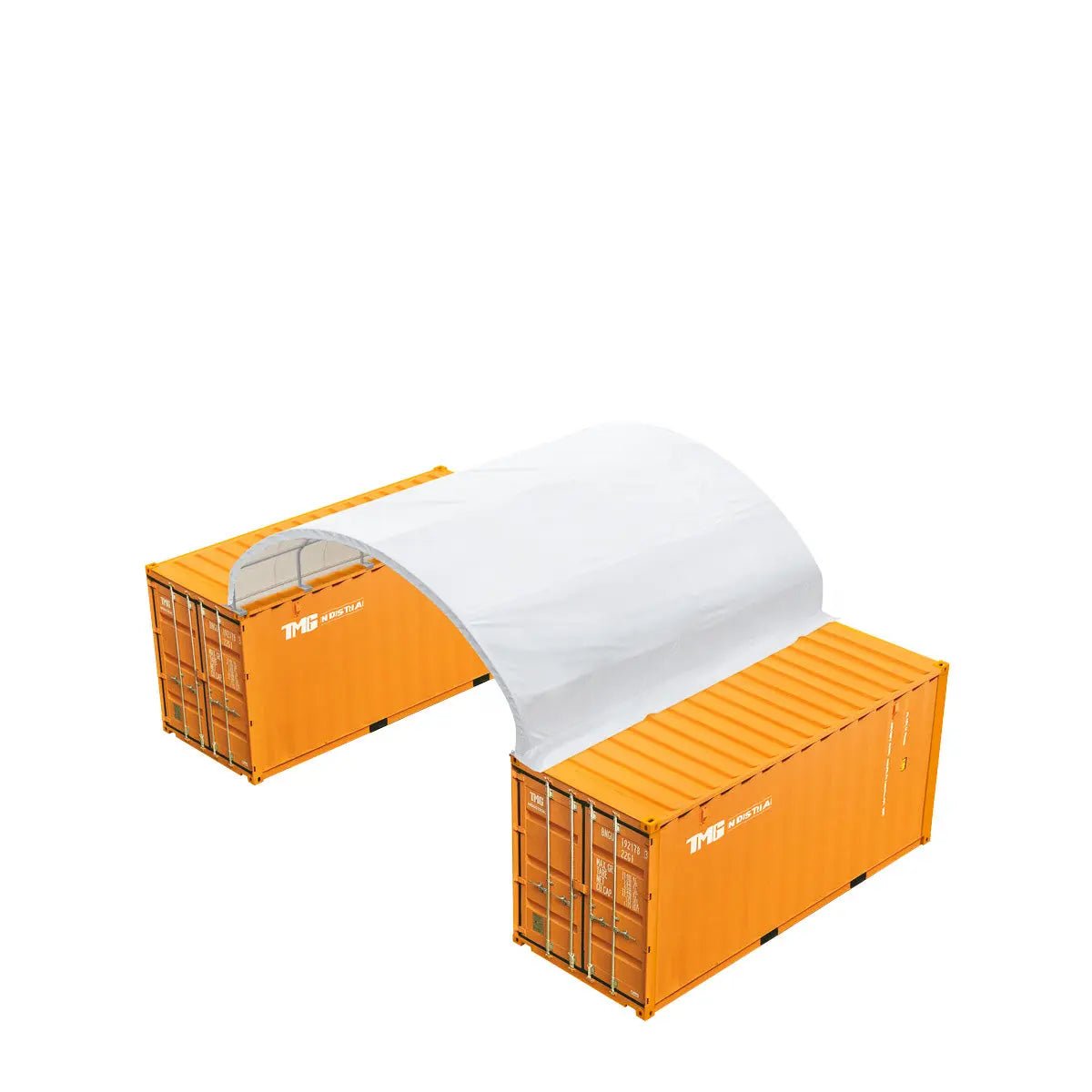 20′ x 20′ PE Fabric Container Shelter, Fire Retardant, Water Resistant, UV Protected, TMG-ST2021CE(Previously ST2020C)