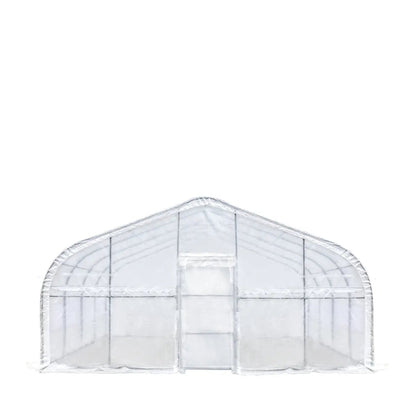 20’ x 20’ Tunnel Greenhouse Grow Tent w/12 Mil Ripstop Leno Mesh Cover, Cold Frame, Roll-up Windows, Peak Ceiling Roof, TMG-GH2020
