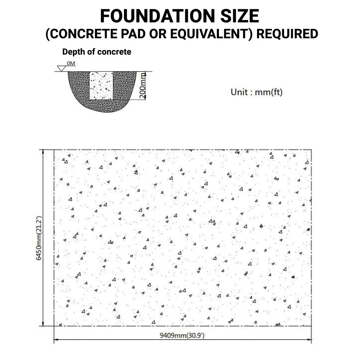 20′ x 30′ Arch Wall Peak Ceiling Storage Shelter with Heavy Duty 11 oz PE Cover & Drive Through Doors, TMG-ST2031P (Previously ST2030P)