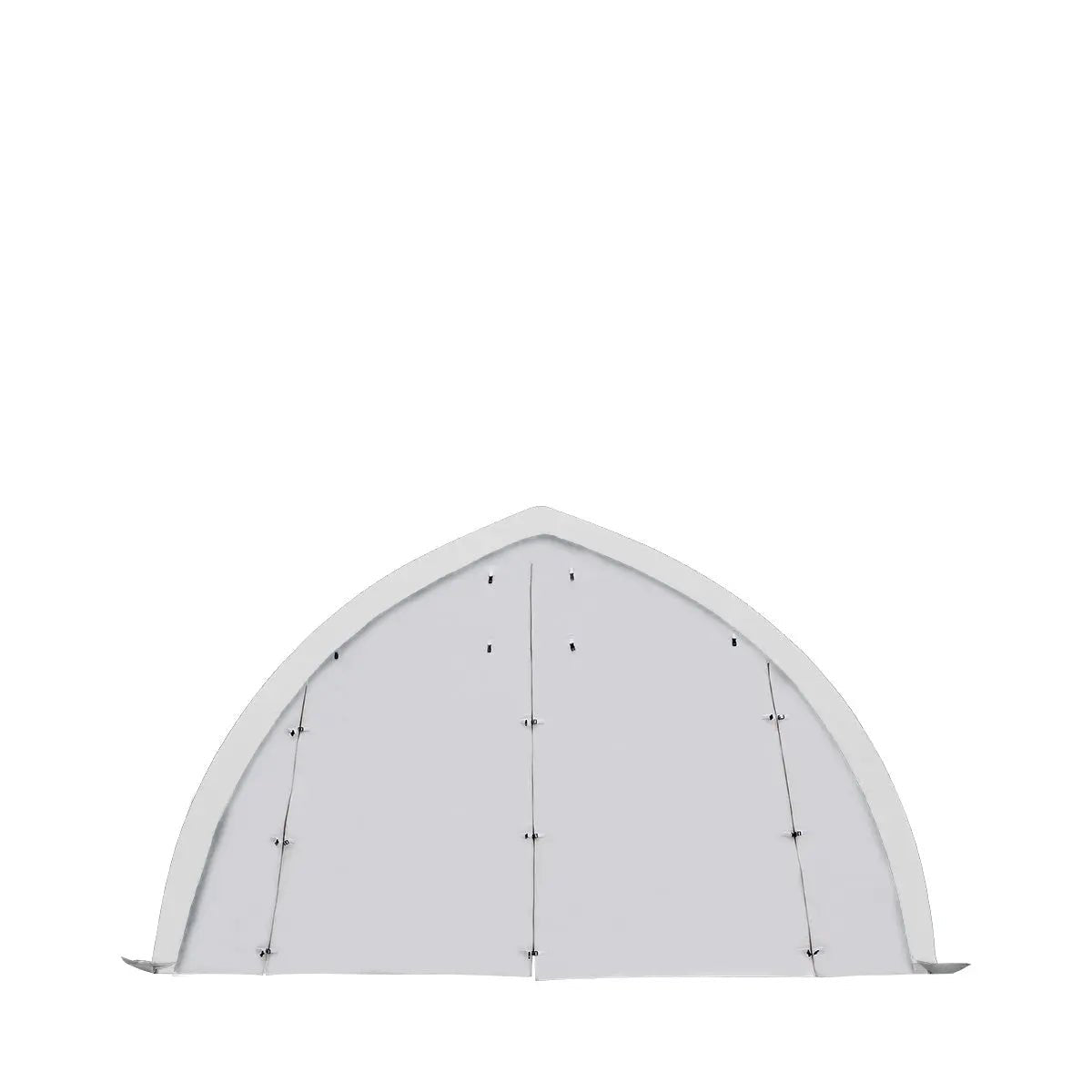 20′ x 30′ Arch Wall Peak Ceiling Storage Shelter with Heavy Duty 11 oz PE Cover & Drive Through Doors, TMG-ST2031P (Previously ST2030P)