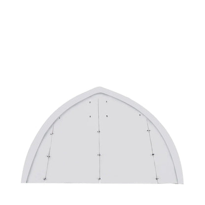 20′ x 30′ Arch Wall Peak Ceiling Storage Shelter with Heavy Duty 17 oz PVC Cover & Drive Through Doors, TMG-ST2031PV(Previously ST2030PV)