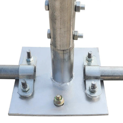 20′ x 30′ Straight Wall Peak Ceiling Storage Shelter with Heavy Duty 11 oz PE Cover & Drive Through Door, TMG-ST2031E