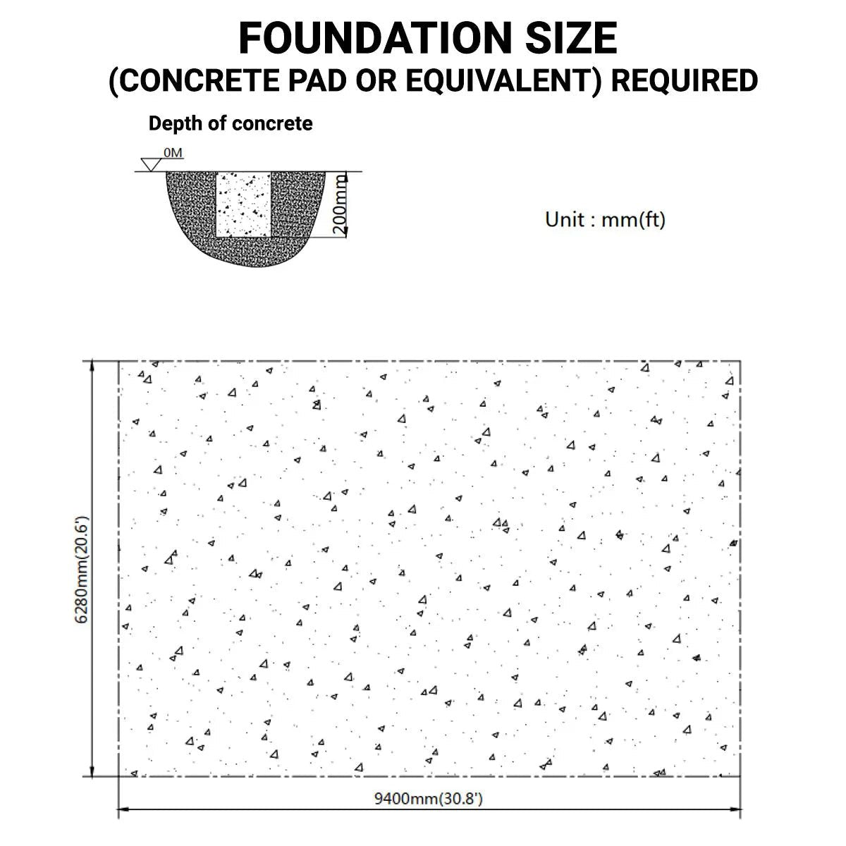 20′ x 30′ Straight Wall Peak Ceiling Storage Shelter with Heavy Duty 11 oz PE Cover & Drive Through Door, TMG-ST2031E