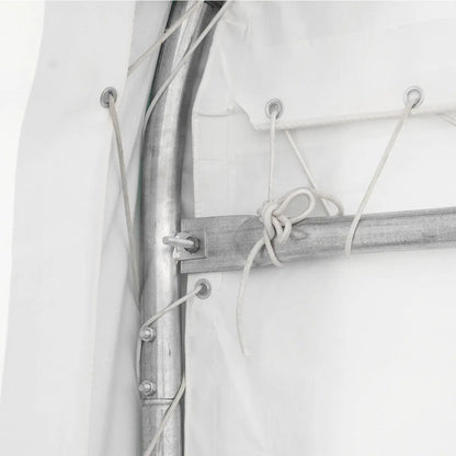 20′ x 30′ Straight Wall Peak Ceiling Storage Shelter with Heavy Duty 17 oz PVC Cover & Drive Through Door, TMG-ST2031V (Previously ST2030V)