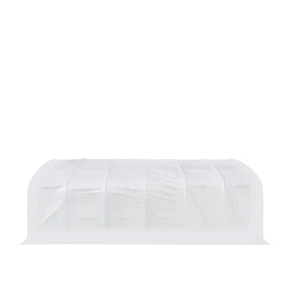 20′ x 30′ Straight Wall Peak Ceiling Storage Shelter with Heavy Duty 17 oz PVC Cover & Drive Through Door, TMG-ST2031V (Previously ST2030V)