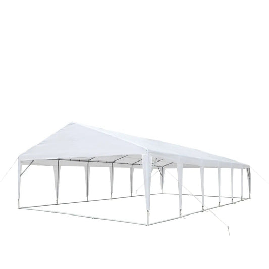20′ x 40′ Heavy Duty Outdoor Party Tent, PE tarpaulin fabric, 6’6″ Overhead, 10’ Peak Ceiling, TMG-PT2040A