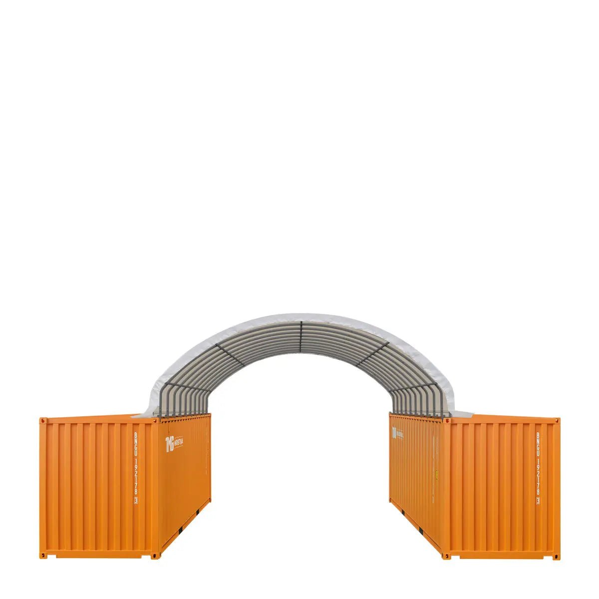 20′ x 40′ PVC Fabric Container Shelter, Fire Retardant, Water Resistant, UV Protected, TMG-ST2041CV(Previously ST2040C)