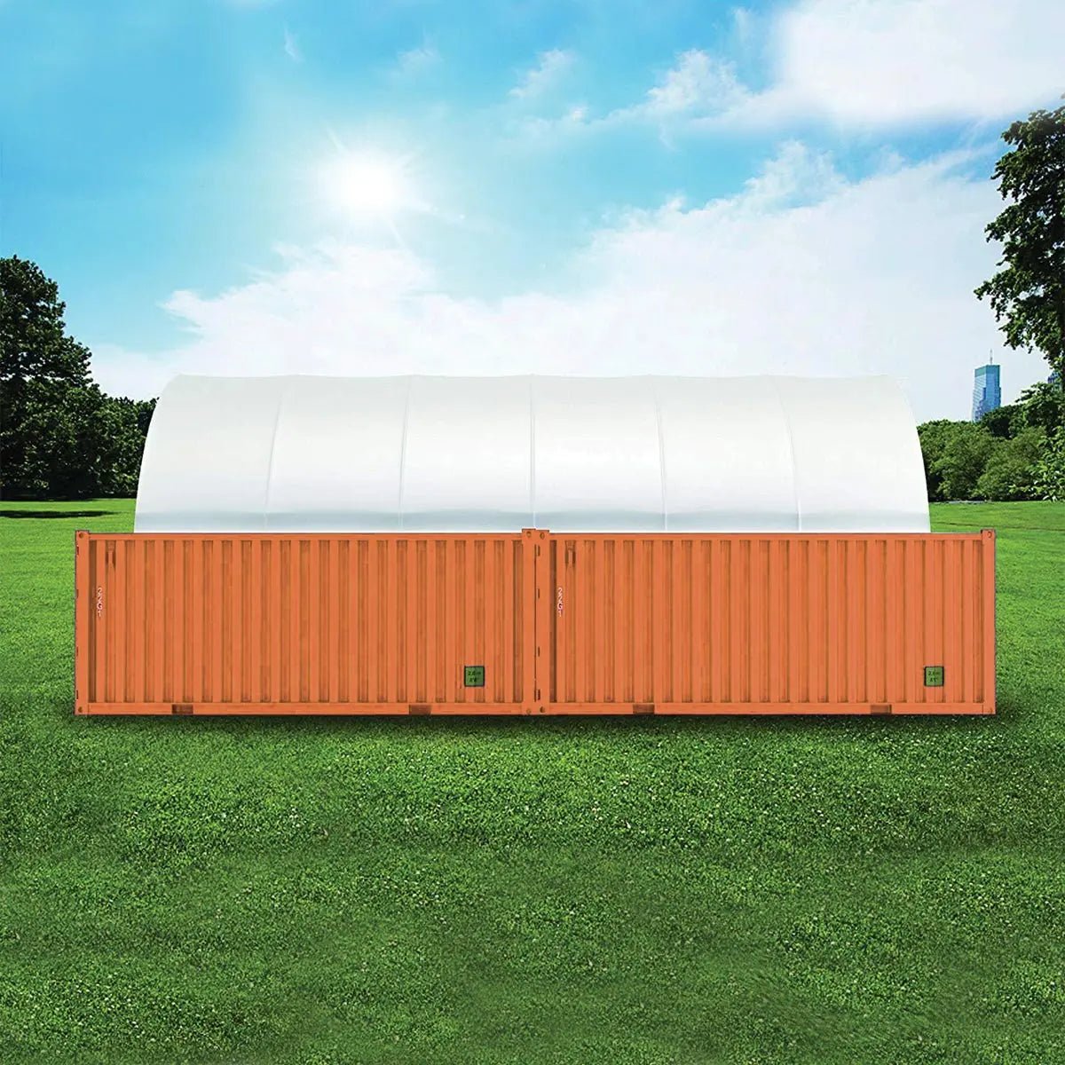 20′ x 40′ PVC Fabric Container Shelter, Fire Retardant, Water Resistant, UV Protected, TMG-ST2041CV(Previously ST2040C)
