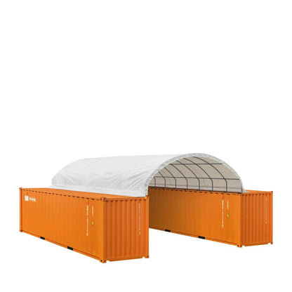 20′ x 40′ PVC Fabric Container Shelter, Fire Retardant, Water Resistant, UV Protected, TMG-ST2041CV(Previously ST2040C)