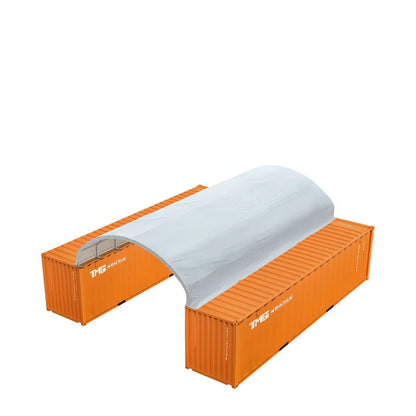 20′ x 40′ PVC Fabric Container Shelter, Fire Retardant, Water Resistant, UV Protected, TMG-ST2041CV(Previously ST2040C)