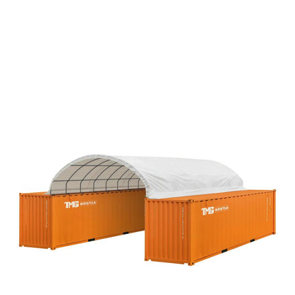 20′ x 40′ PVC Fabric Container Shelter, Fire Retardant, Water Resistant, UV Protected, TMG-ST2041CV(Previously ST2040C)