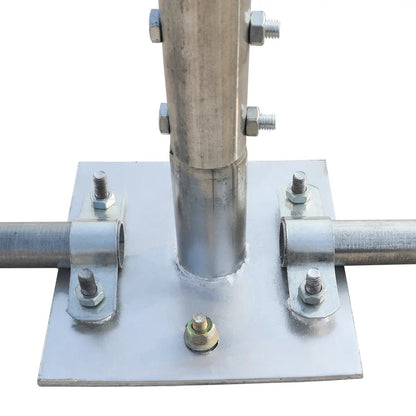 20′ x 40′ Straight Wall Peak Ceiling Storage Shelter with Heavy Duty 17 oz PVC Cover & Drive Through Door, TMG-ST2041V (Previously ST2040V)