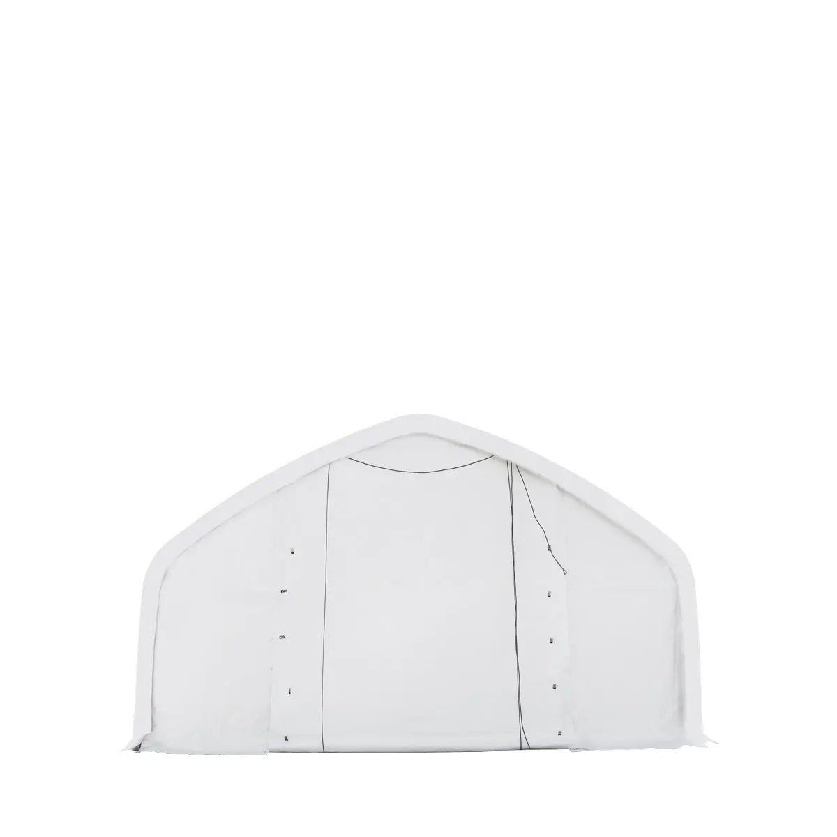 20′ x 40′ Straight Wall Peak Ceiling Storage Shelter with Heavy Duty 17 oz PVC Cover & Drive Through Door, TMG-ST2041V (Previously ST2040V)