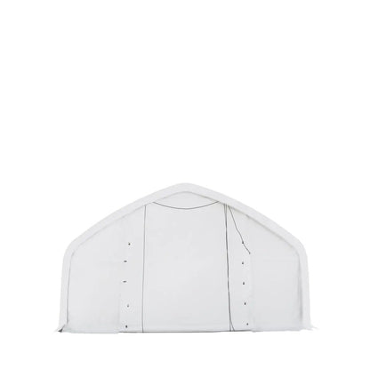 20′ x 40′ Straight Wall Peak Ceiling Storage Shelter with Heavy Duty 17 oz PVC Cover & Drive Through Door, TMG-ST2041V (Previously ST2040V)