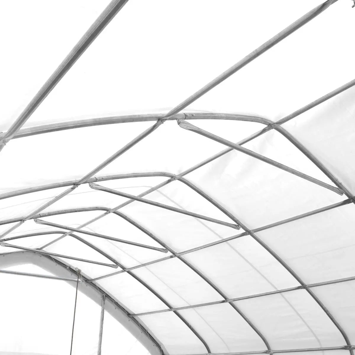 20′ x 40′ Straight Wall Peak Ceiling Storage Shelter with Heavy Duty 17 oz PVC Cover & Drive Through Door, TMG-ST2041V (Previously ST2040V)