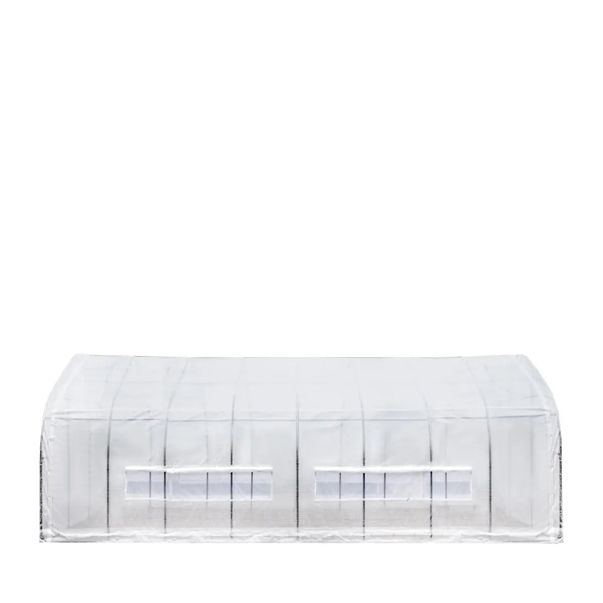 20’ x 40’ Tunnel Greenhouse Grow Tent w/12 Mil Ripstop Leno Mesh Cover, Cold Frame, Roll-up Windows, Peak Ceiling Roof, TMG-GH2040