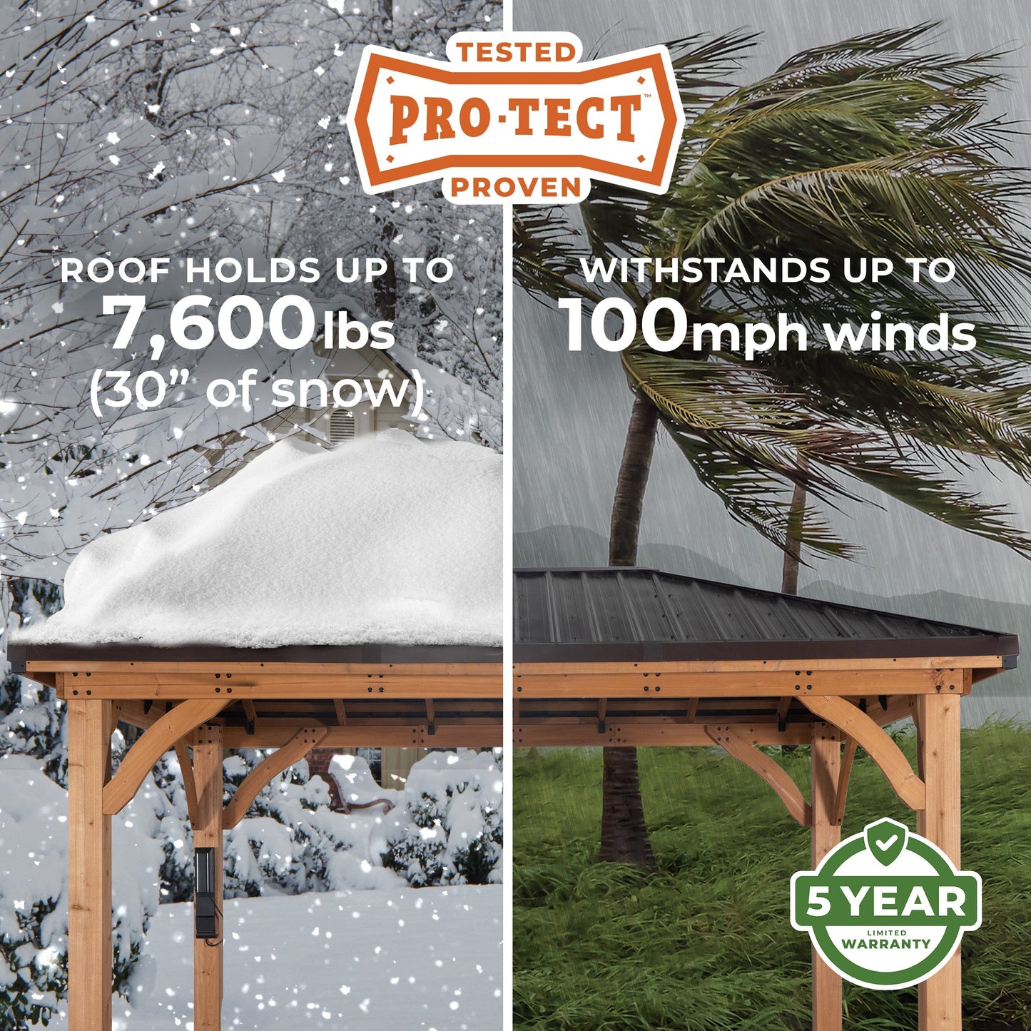 Cordova 14×10 Outdoor Gazebo with Steel Frame and Weather-Resistant Canopy