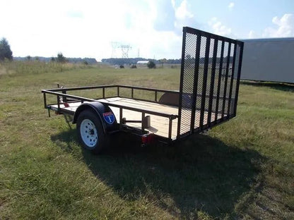 6×10 Single Axle Utility Trailer – Wood Floor & LED Lights