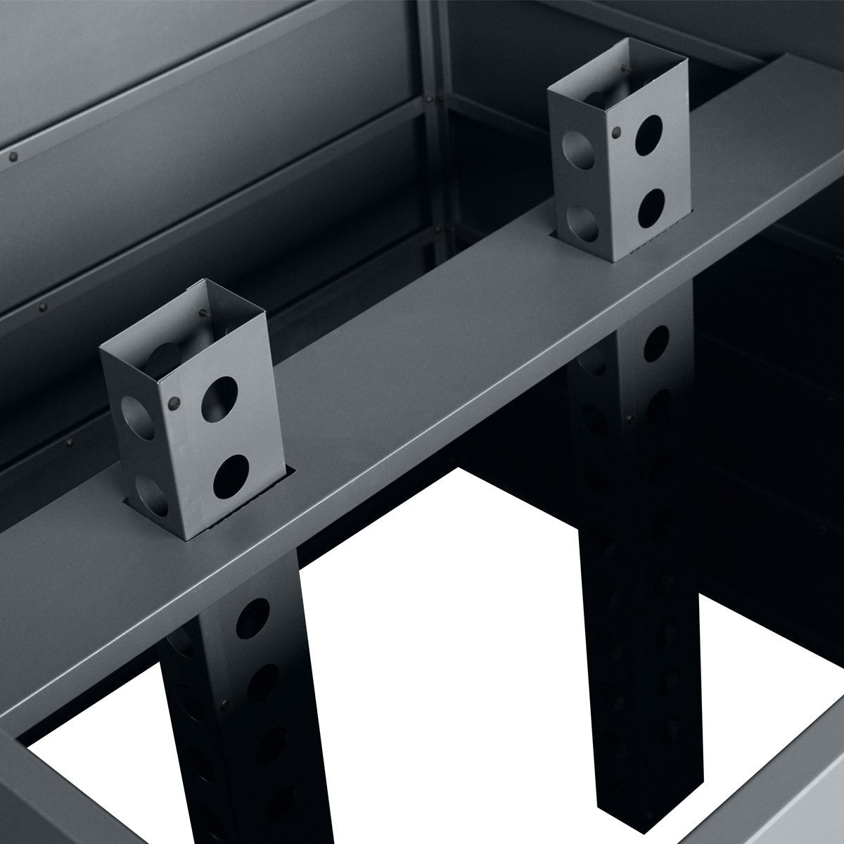 220 Gallon Stationary Composter, Galvanized/Powder Coated, TMG-MCP40