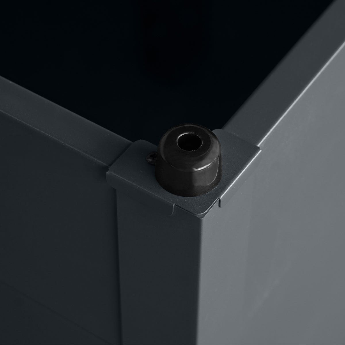 220 Gallon Stationary Composter, Galvanized/Powder Coated, TMG-MCP40