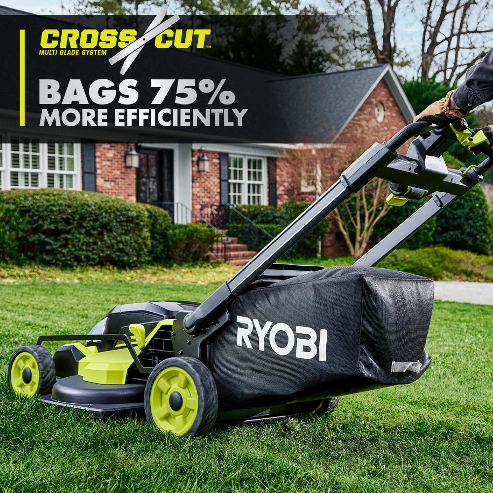 RYOBI 80v Hp brushless 30″ self-propelled dual-blade lawn mower kit