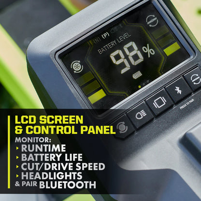 80V Max HP Lithium 54″ Brushless Electric Zero Turn Lawn Mower