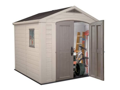 Keter Factor 8×8 Foot Large Resin Outdoor Shed