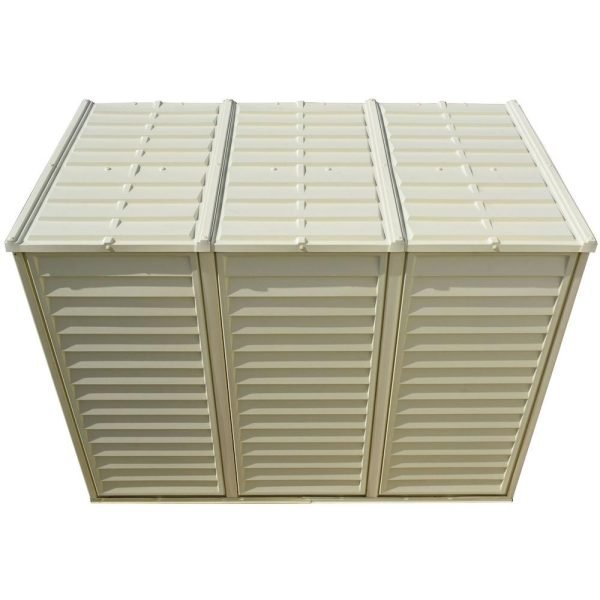 Duramax 4ft x 8ft Sidemate Vinyl Resin Outdoor Storage Shed