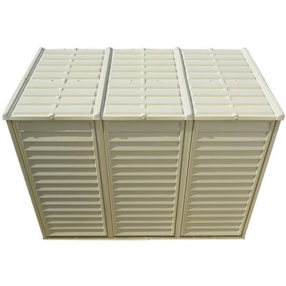 Duramax 4ft x 8ft Sidemate Vinyl Resin Outdoor Storage Shed