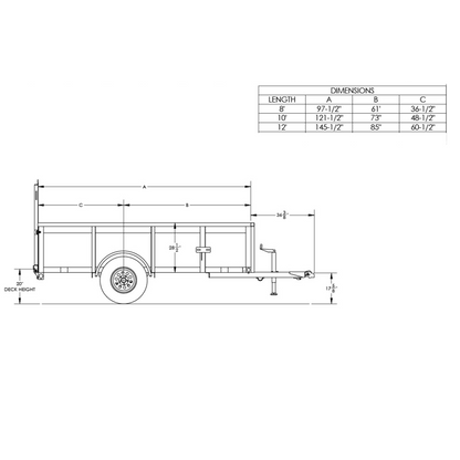 Big Tex Single Axle Vanguard Trailer | 35SV