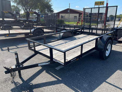 Triple Crown 5X10 Single Axle Utility Trailer | Black  | U5X10G
