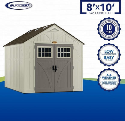 Suncast BMS8100 8′ x 10′ Tremont Storage Shed