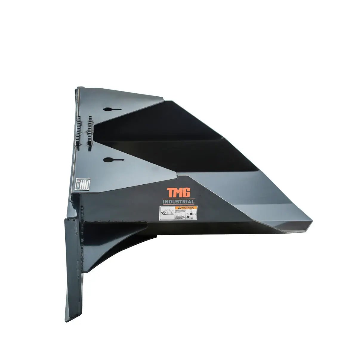 42″ Heavy-Duty Skid Steer Tree Scoop, 1500-lb Capacity, Chain Slot, 30″ Mouth Opening, High Abrasive Cut Edge, TMG-TS42
