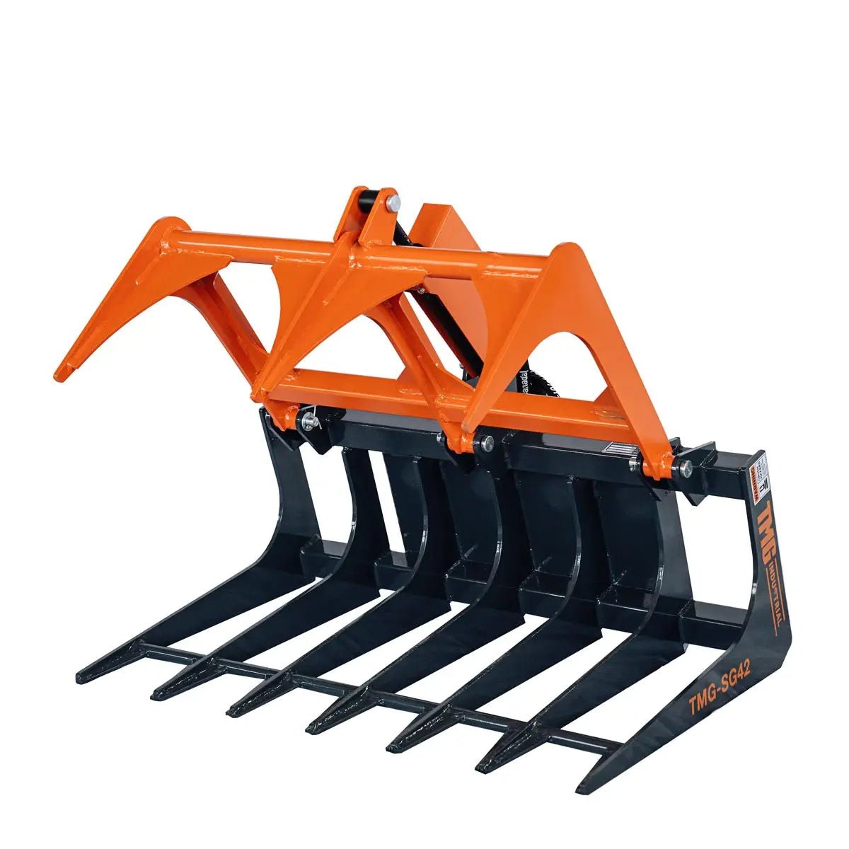 42″ Mini Skid Steer Skeleton Grapple Attachment, Toro Style Mount, 24″ Arm Opening, 2000 lb Weight Capacity, TMG-SG42
