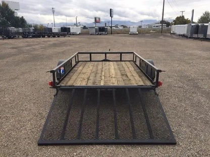 6×10 Single Axle Utility Trailer – Wood Floor & LED Lights