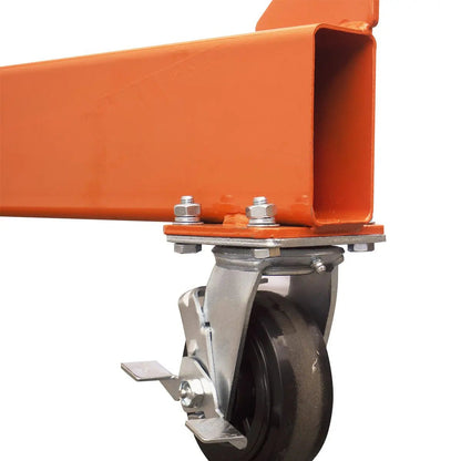 4400-lb Adjustable Height All-Steel Gantry Crane, Auto-Lock, 95″ Min. Height, 142″ Max. Height, Locking Swivel Caster Wheels, TMG-AGC21(Previously TMG-AGC20)