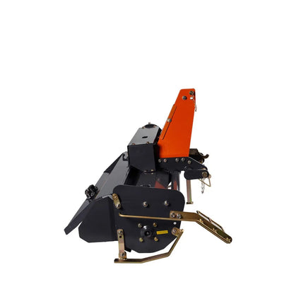 48″ 3-Point Hitch Rotary Tiller, 18-30 HP Sub-Compact, 3-½” Tilling Depth, PTO Shaft Included, Category 1 Hookup, TMG-RT120